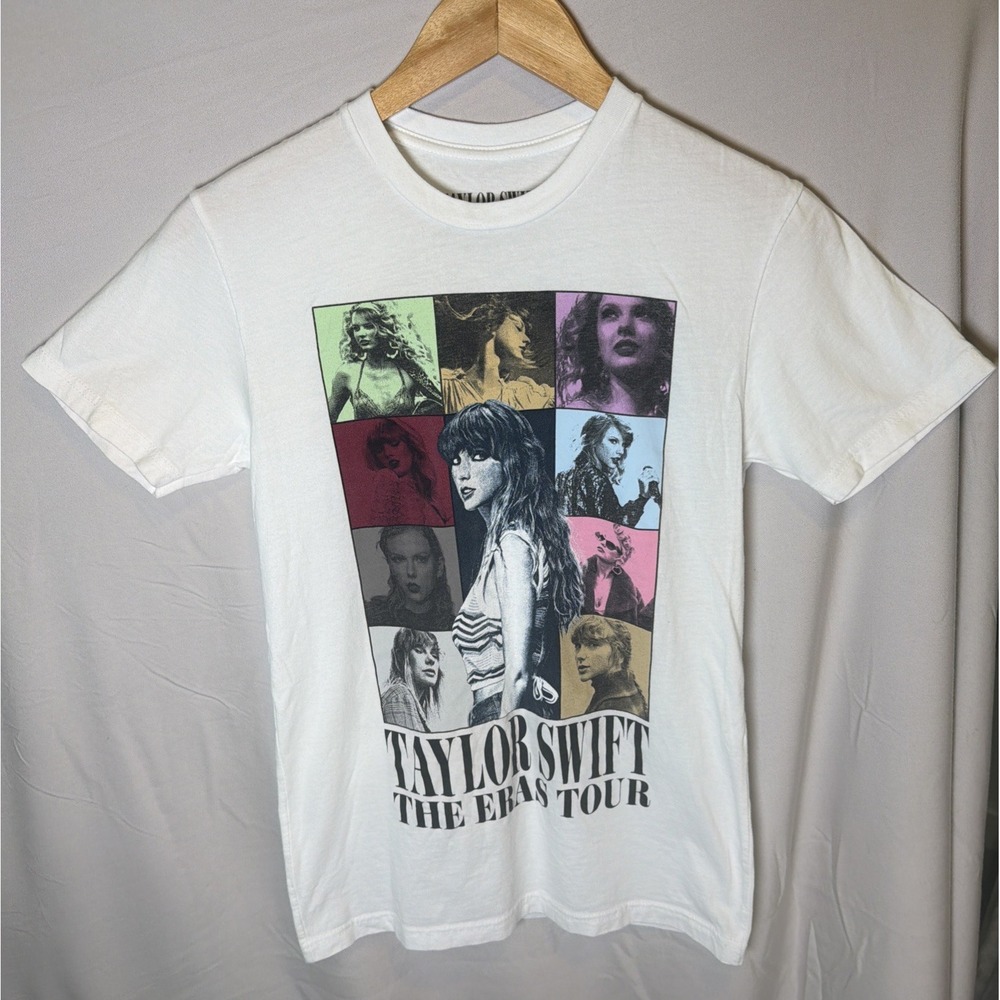 TAYLOR SWIFT THE ERAS TOUR 2023-2024 TOUR T-SHIRT OFFICIAL ADULT SIZE XS